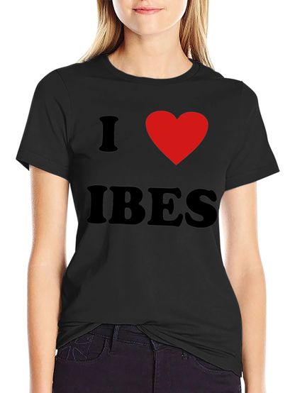 I Heart IBES Black Graphic T-Shirt