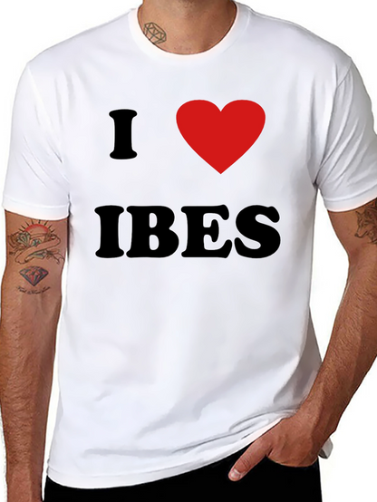 I Heart IBES Black Graphic T-Shirt