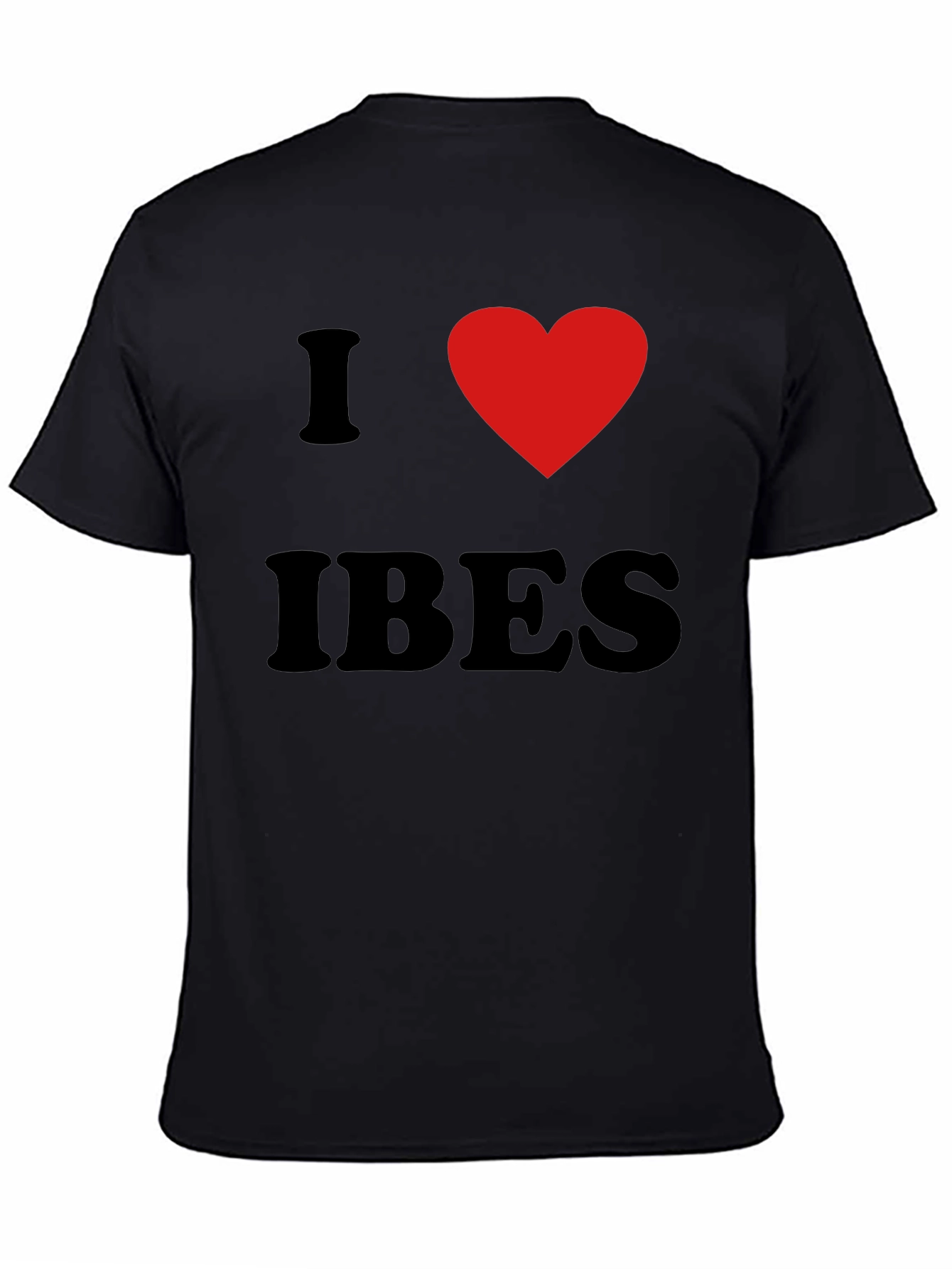 I Heart IBES Black Graphic T-Shirt