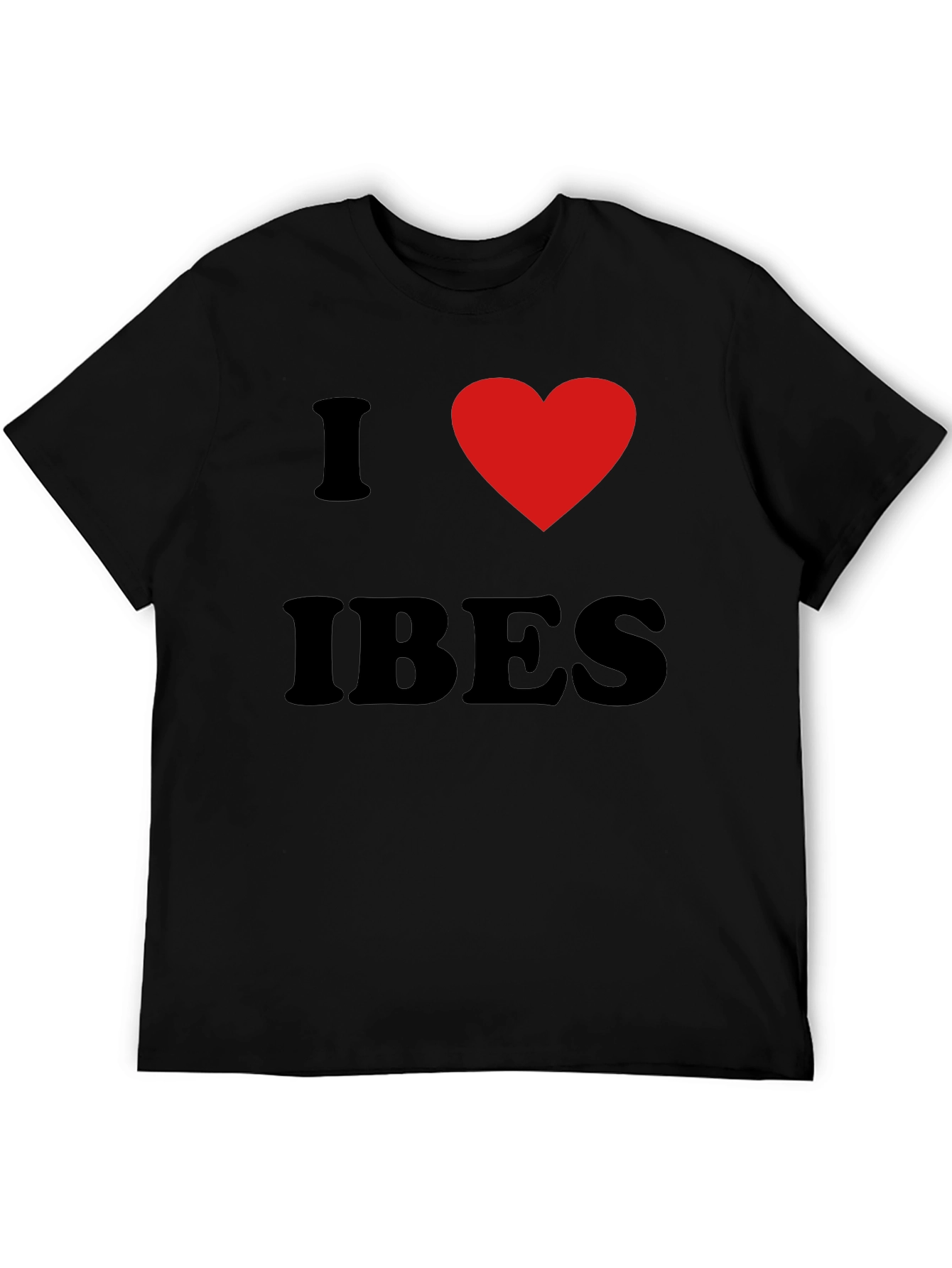 I Heart IBES Black Graphic T-Shirt