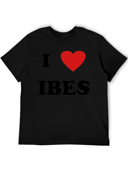 I Heart IBES Black Graphic T-Shirt