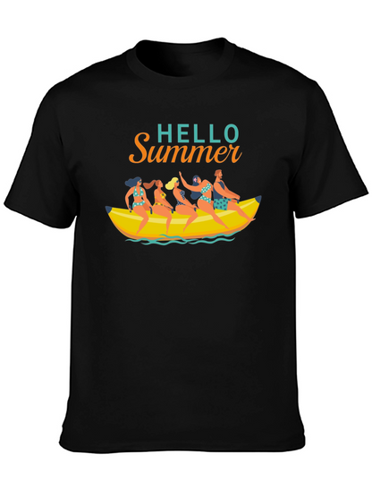 Hello Summer T-Shirt Banana Boat Fun