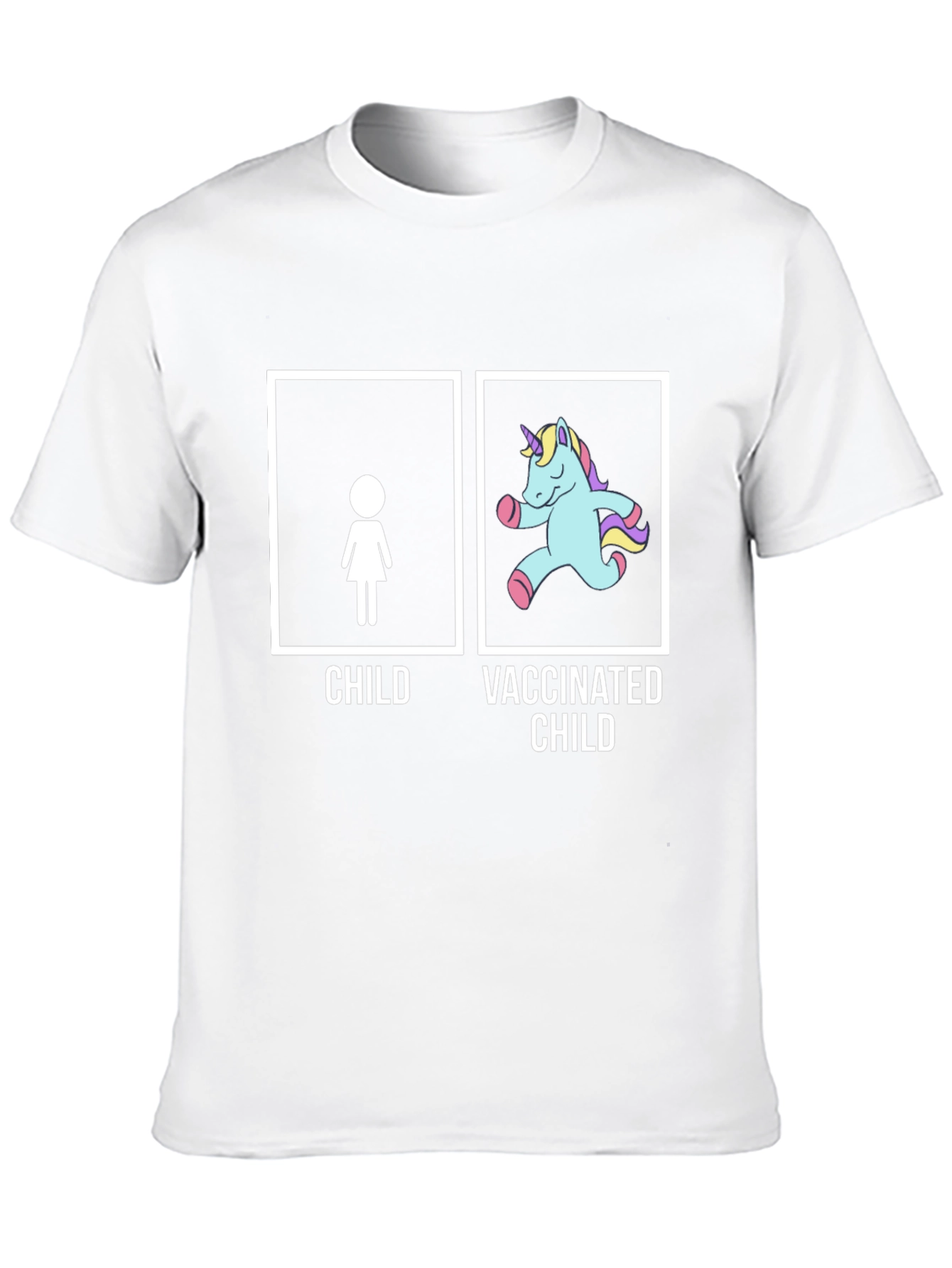 Vaccinated Child Unisex T-Shirt - Black