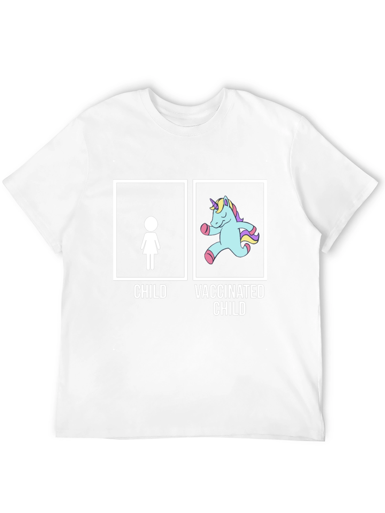 Vaccinated Child Unisex T-Shirt - Black