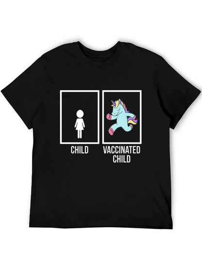 Vaccinated Child Unisex T-Shirt - Black