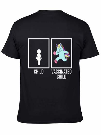 Vaccinated Child Unisex T-Shirt - Black
