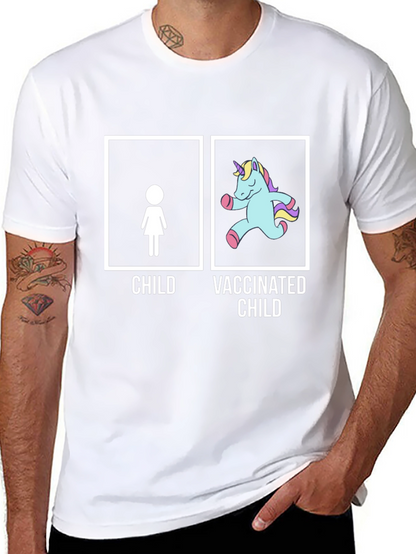 Vaccinated Child Unisex T-Shirt - Black