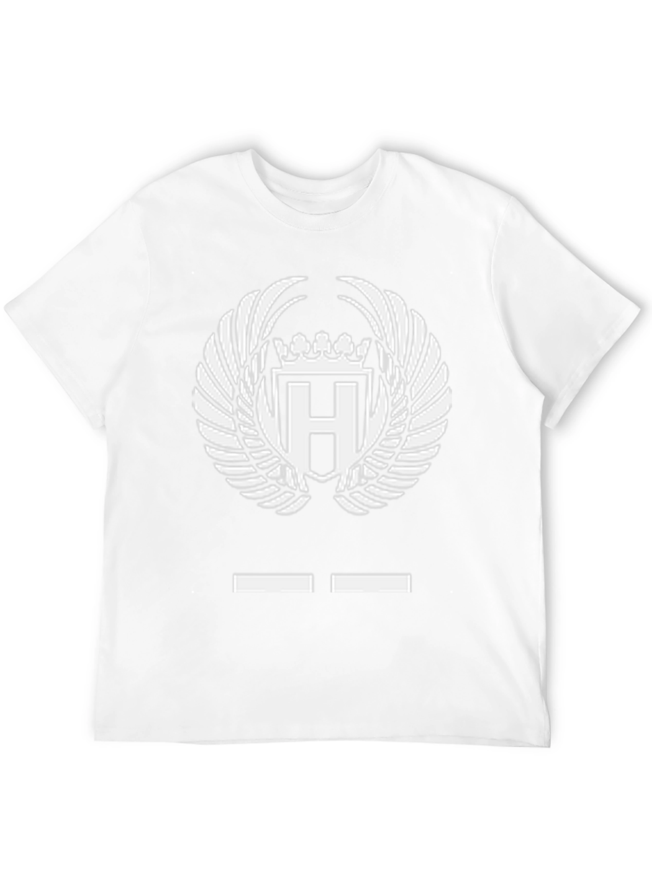 Black T-Shirt with Crowned H Logo