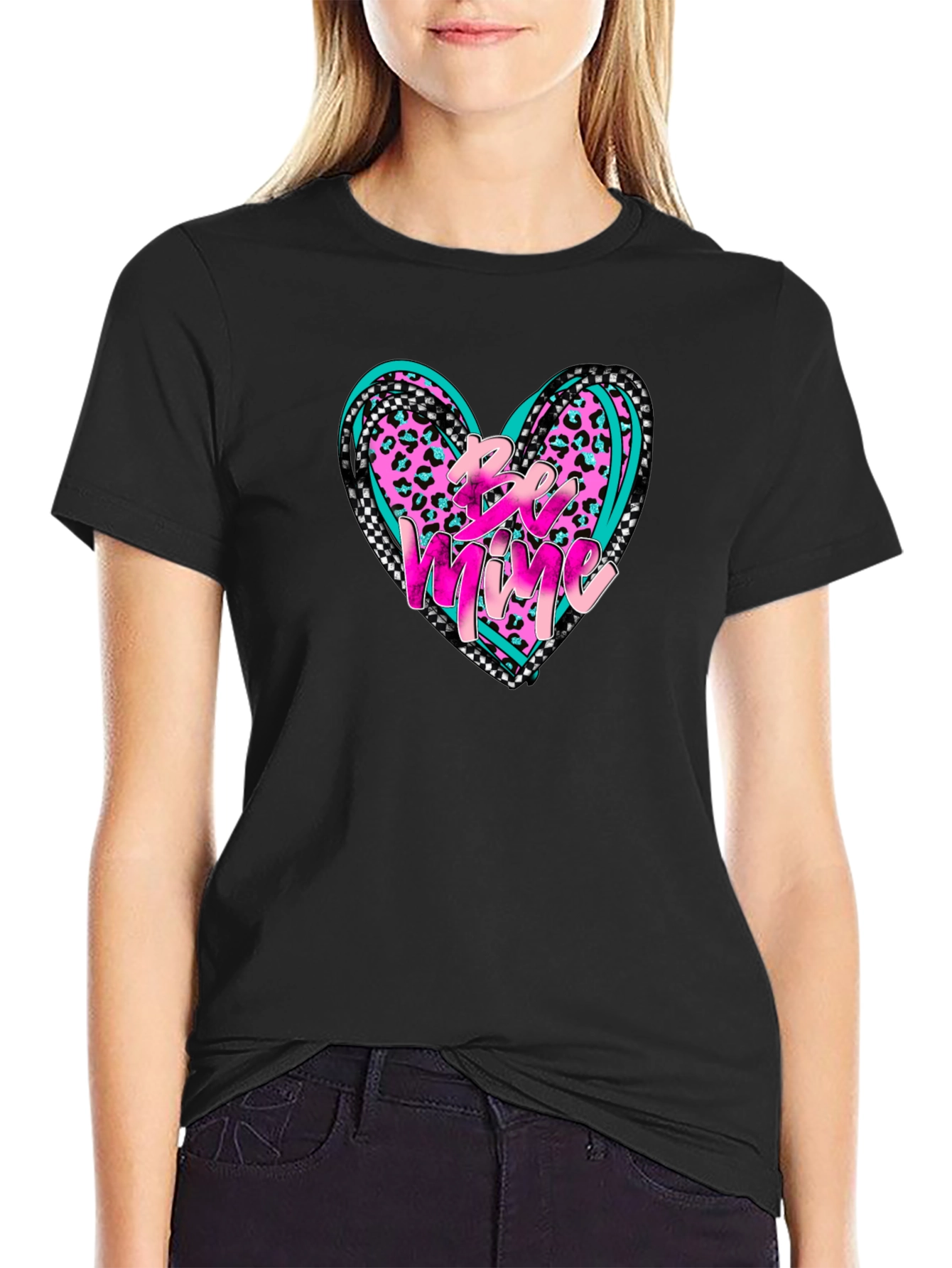Be Mine Heart Graphic Tee