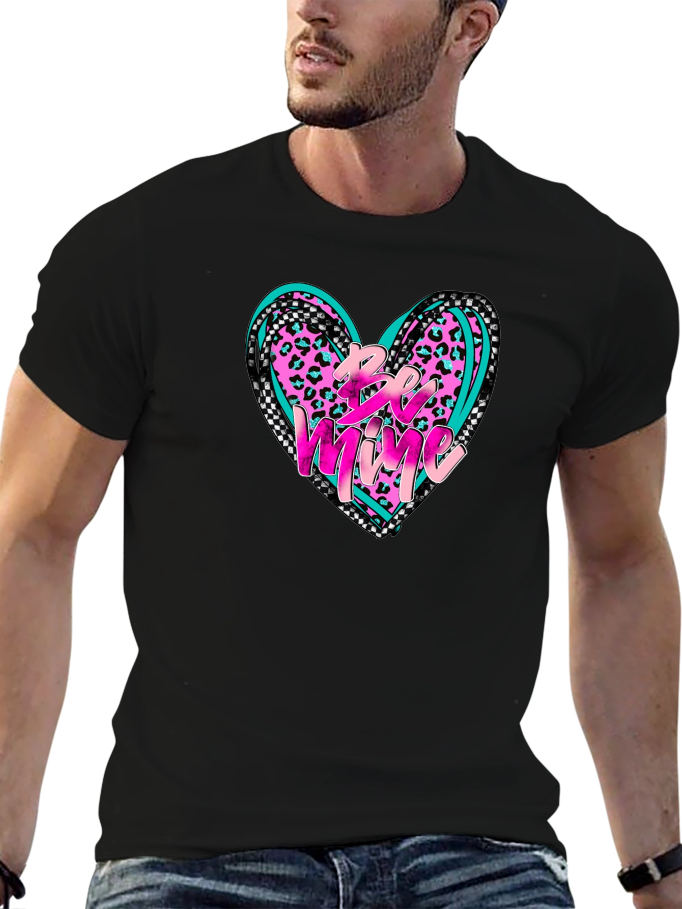 Be Mine Heart Graphic Tee