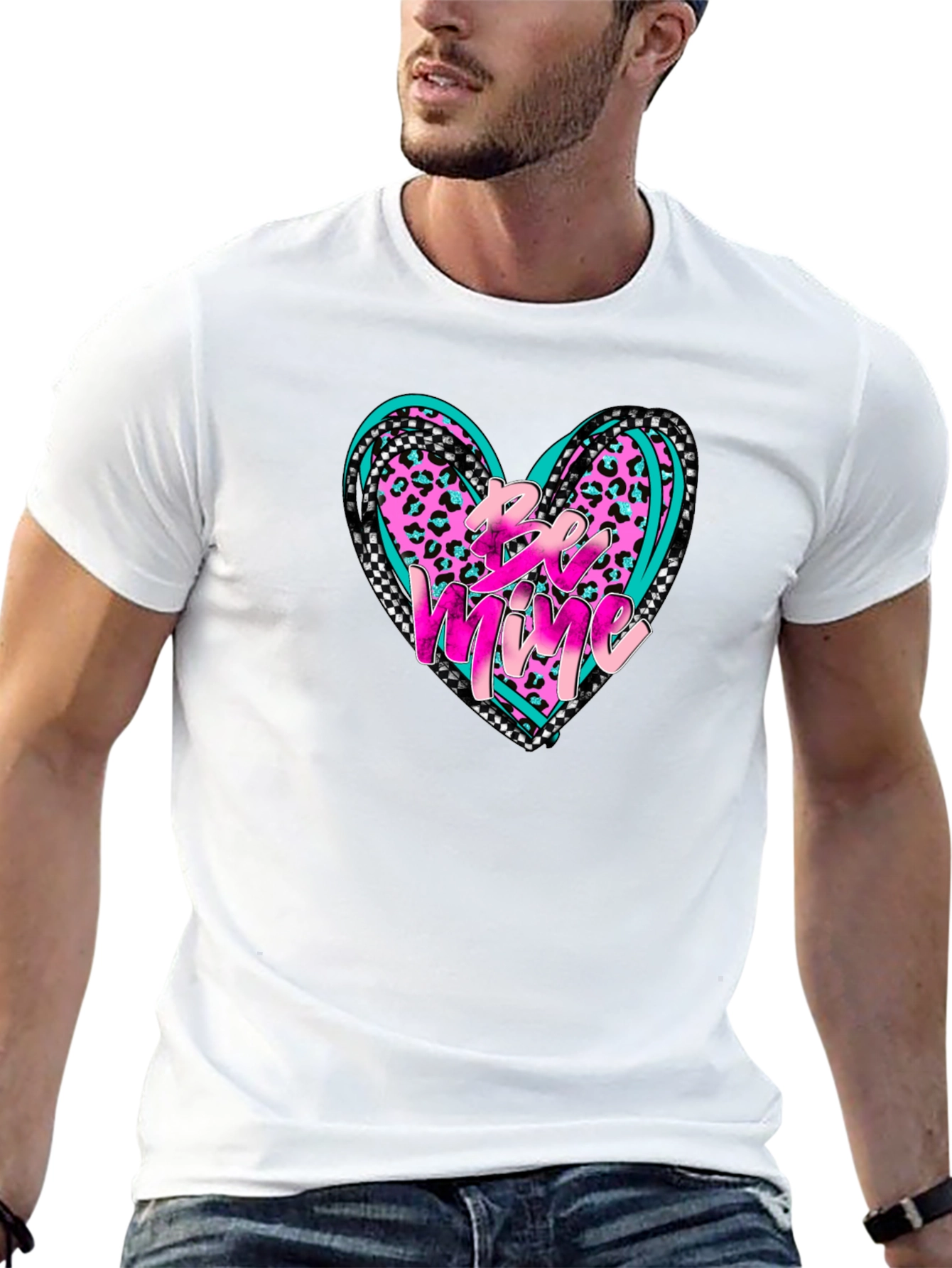 Be Mine Heart Graphic Tee