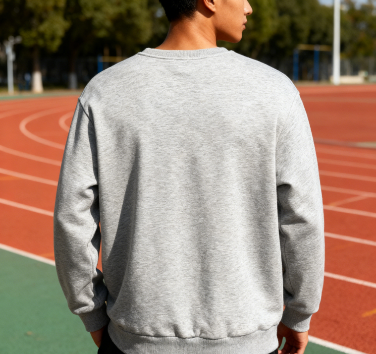 Vibrant Fitness Dumbbell Design Crewneck Top