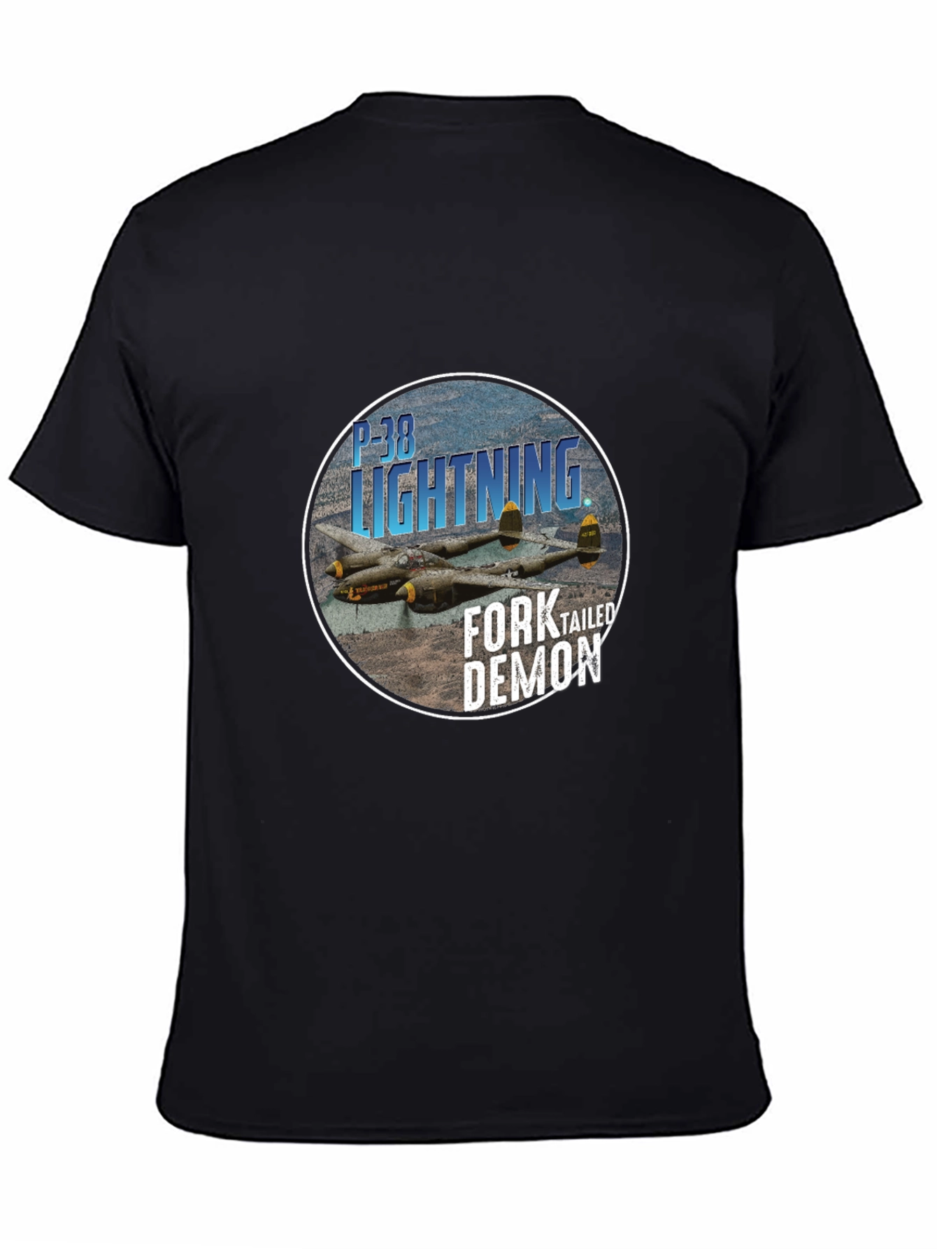 P-38 Lightning Fork-Tailed Demon T-Shirt