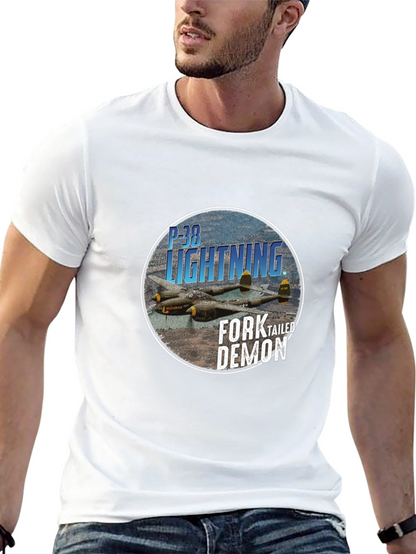 P-38 Lightning Fork-Tailed Demon T-Shirt