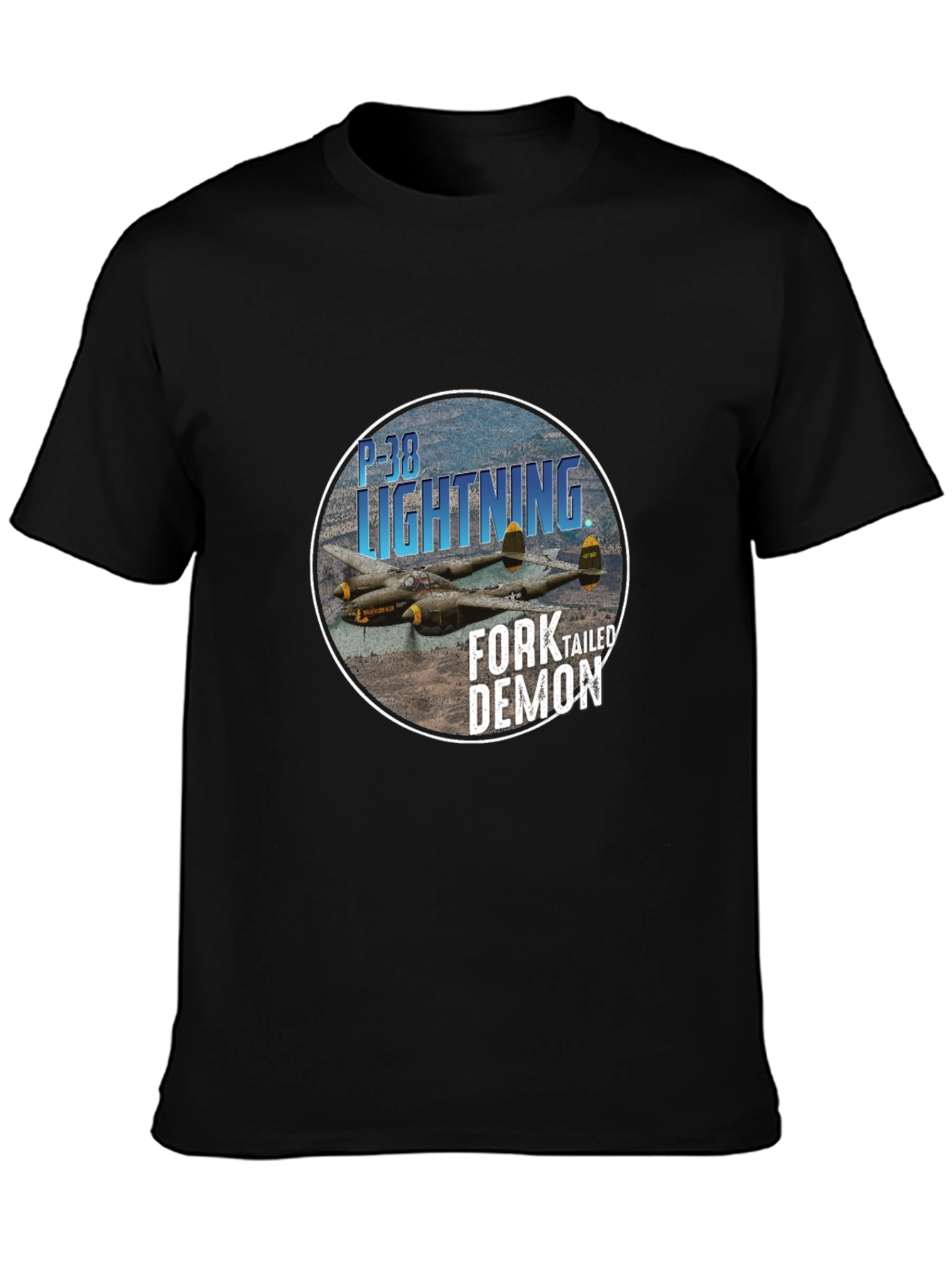 P-38 Lightning Fork-Tailed Demon T-Shirt