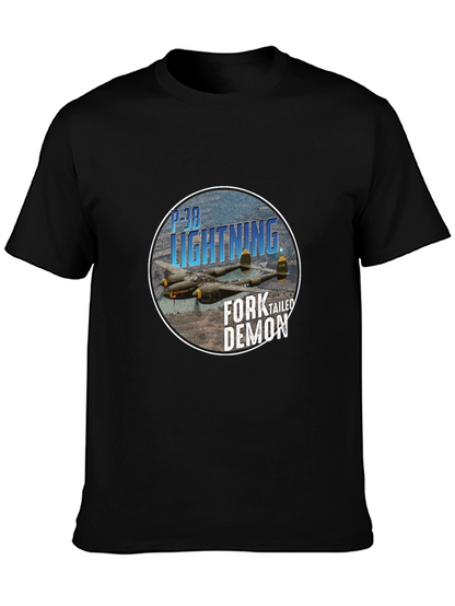 P-38 Lightning Fork-Tailed Demon T-Shirt