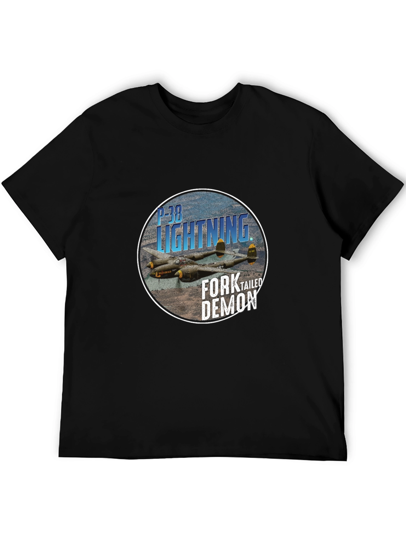 P-38 Lightning Fork-Tailed Demon T-Shirt