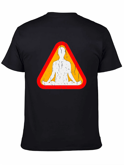 Zen Zone Tee: Meditation Man Graphic T-Shirt