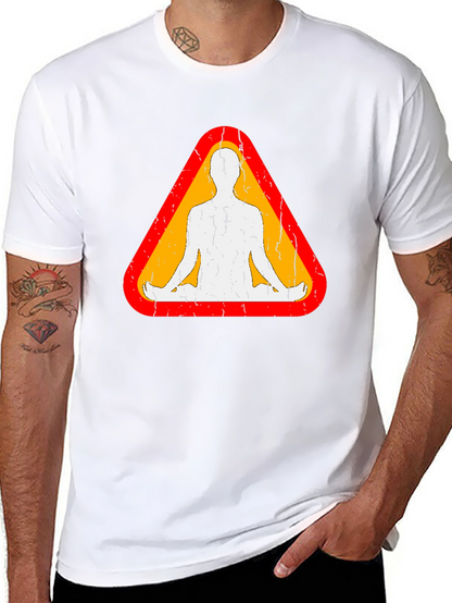 Zen Zone Tee: Meditation Man Graphic T-Shirt