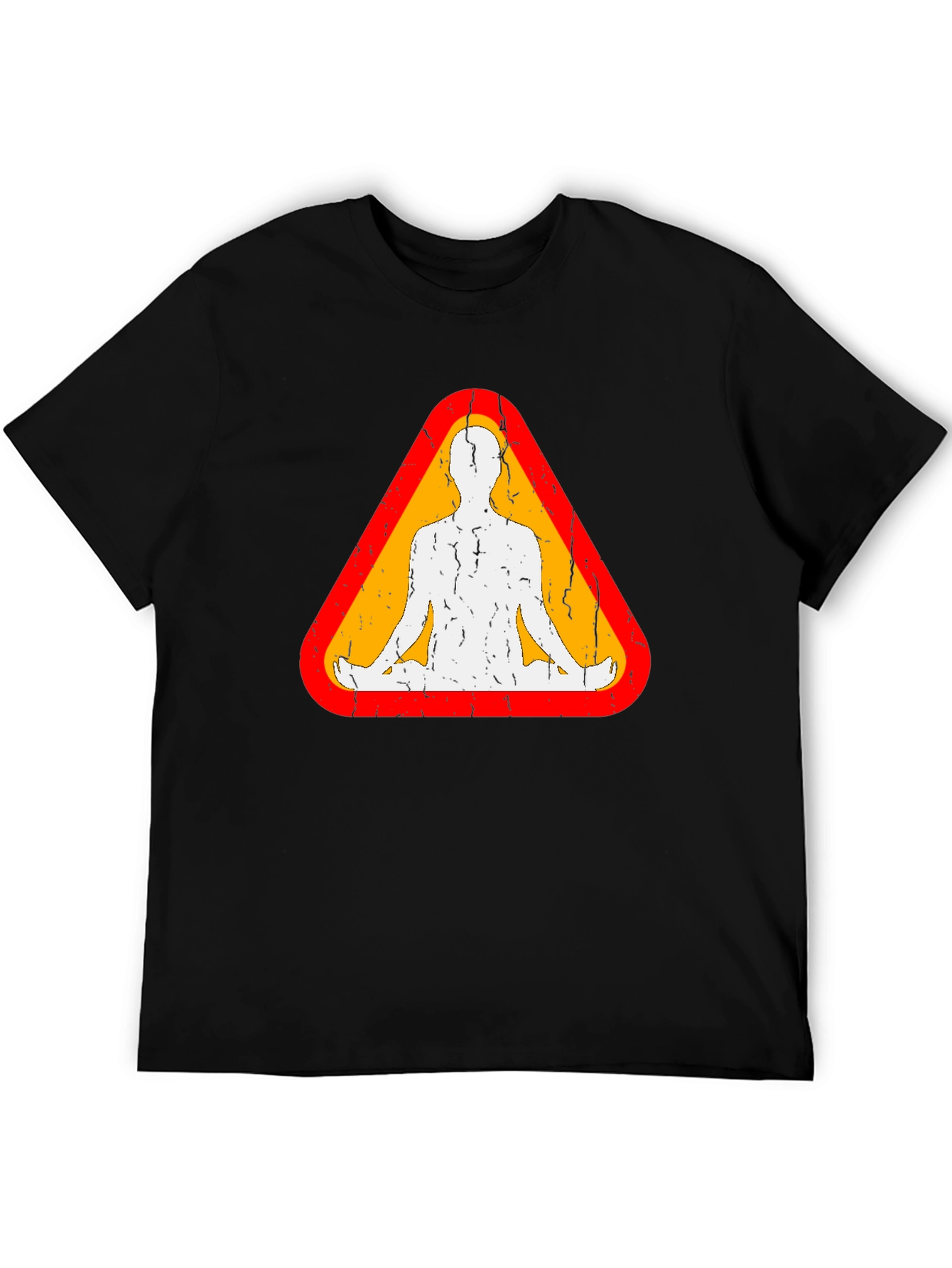 Zen Zone Tee: Meditation Man Graphic T-Shirt