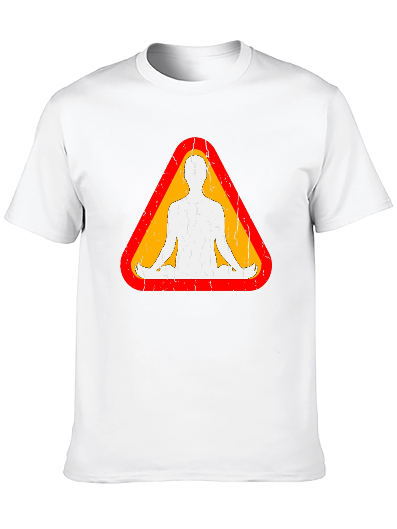 Zen Zone Tee: Meditation Man Graphic T-Shirt