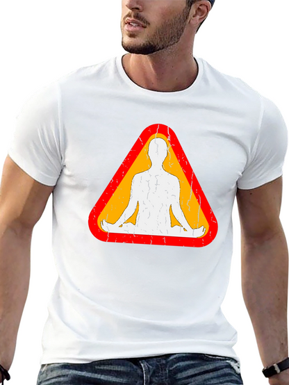 Zen Zone Tee: Meditation Man Graphic T-Shirt