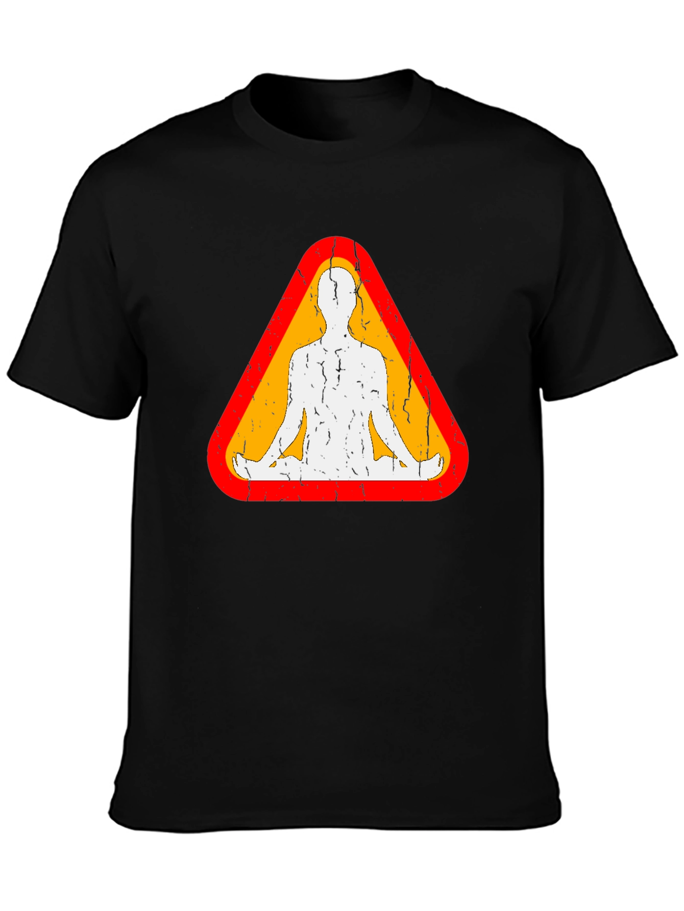 Zen Zone Tee: Meditation Man Graphic T-Shirt