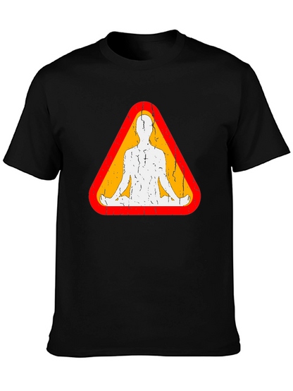 Zen Zone Tee: Meditation Man Graphic T-Shirt