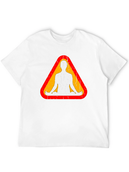 Zen Zone Tee: Meditation Man Graphic T-Shirt