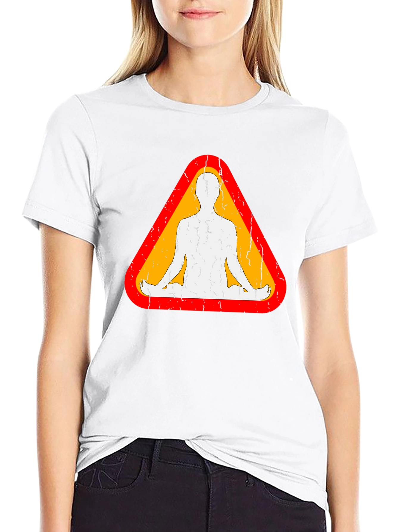 Zen Zone Tee: Meditation Man Graphic T-Shirt