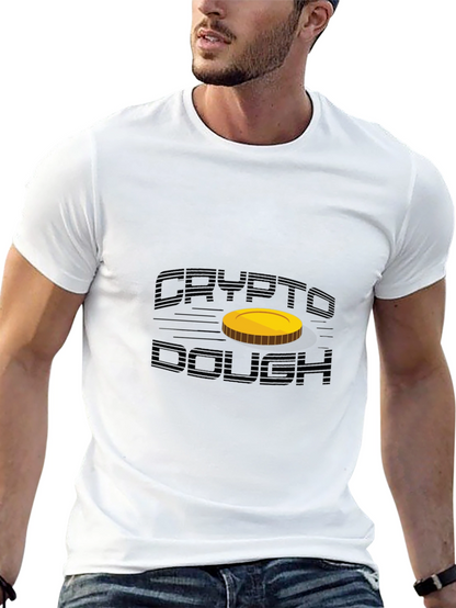 Crypto Dough T-Shirt - Black Crew Neck Tee