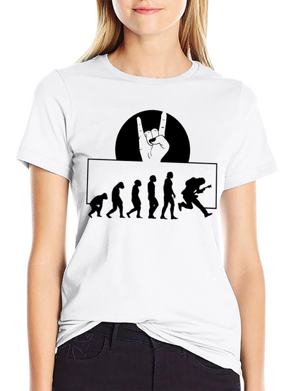 Rock Evolution T-Shirt - Musician Gift