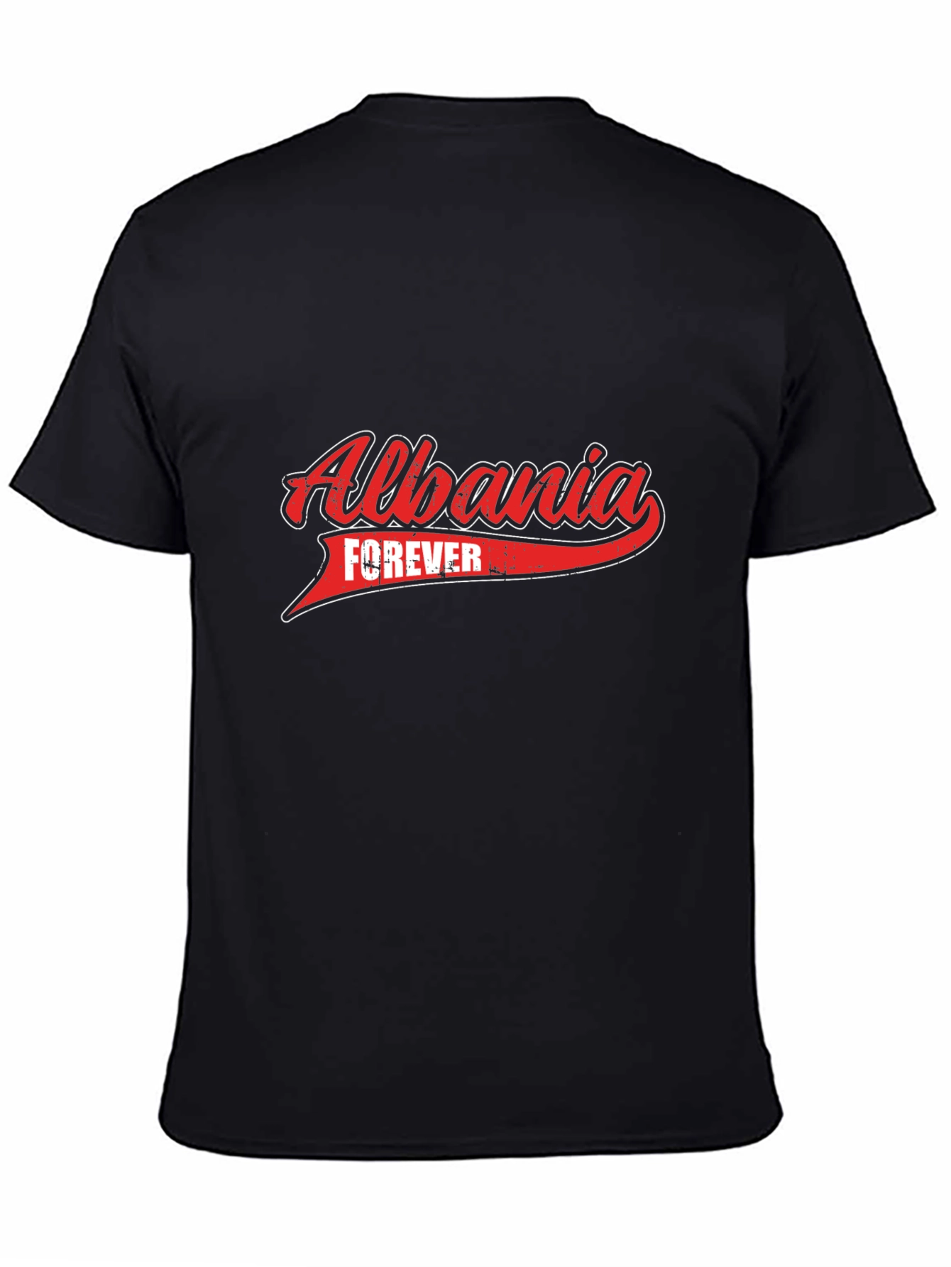 Albania Forever Graphic T-Shirt - Black