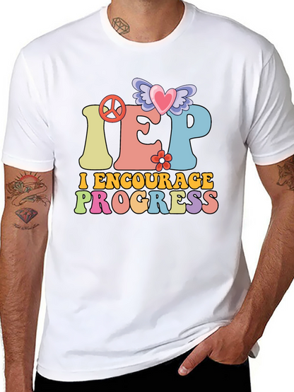 IEP Encourage Progress Teacher T-Shirt