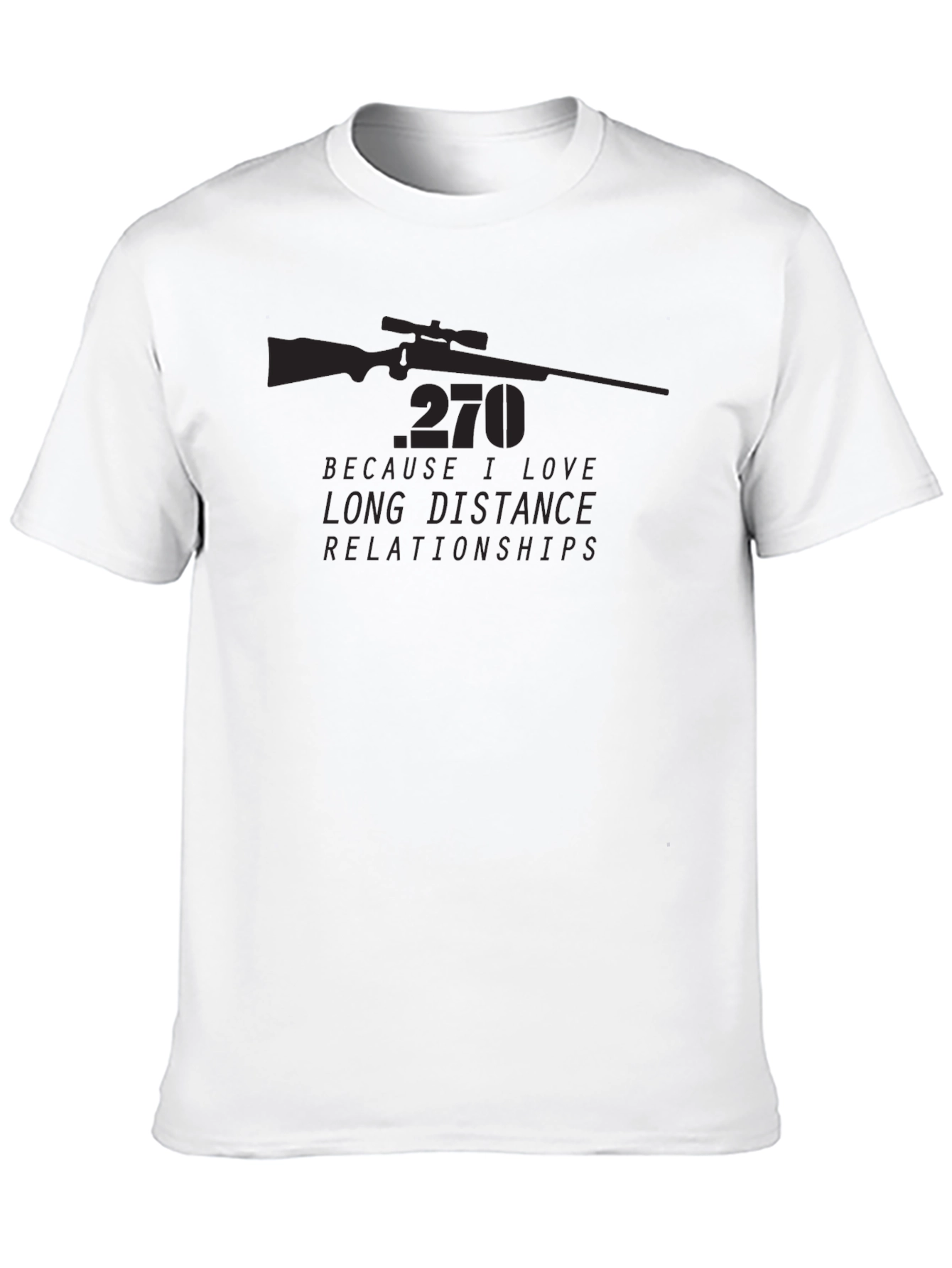 270 Long Distance Relationships Graphic Tee - Black