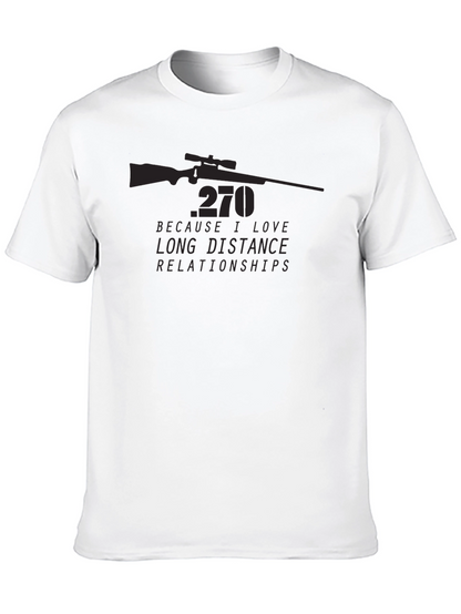 270 Long Distance Relationships Graphic Tee - Black