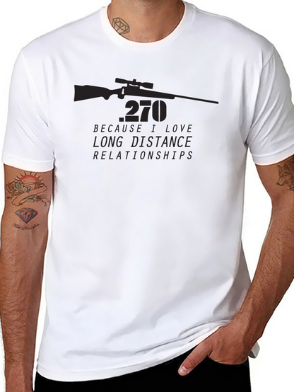 270 Long Distance Relationships Graphic Tee - Black