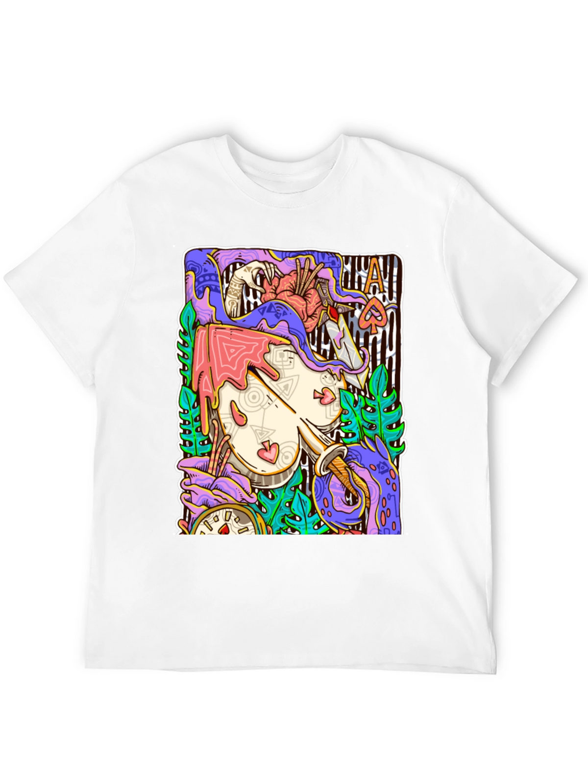 Ace of Spades Art Graphic T-Shirt