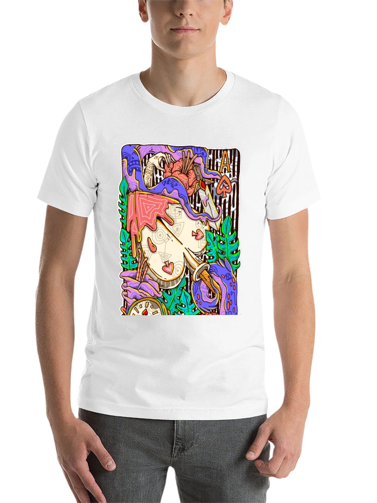 Ace of Spades Art Graphic T-Shirt