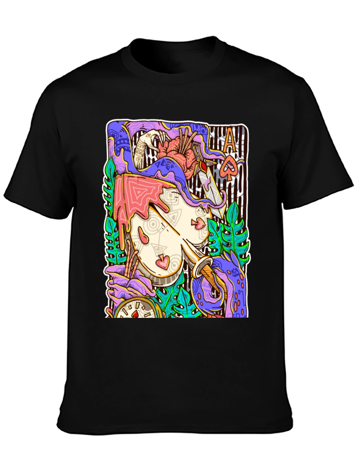 Ace of Spades Art Graphic T-Shirt