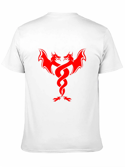 Red Dragon Graphic Black T-Shirt