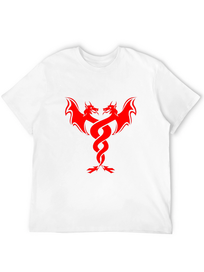 Red Dragon Graphic Black T-Shirt