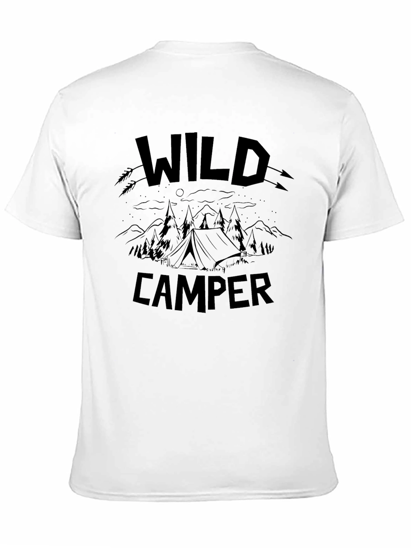 Wild Camper Graphic Tee - Outdoor Adventure Shirt