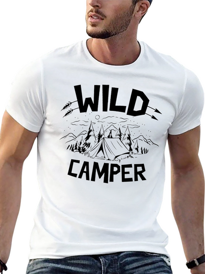 Wild Camper Graphic Tee - Outdoor Adventure Shirt
