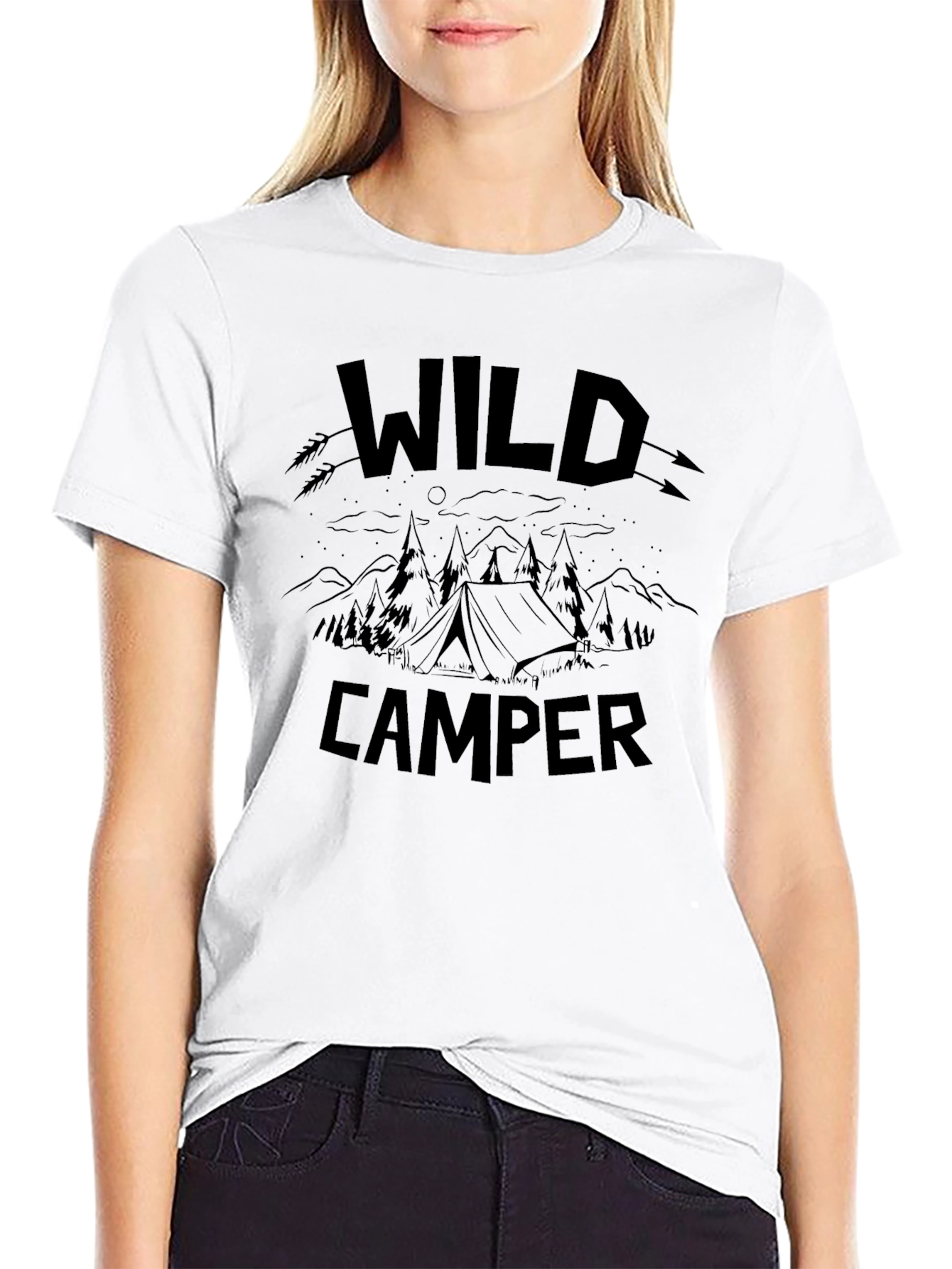 Wild Camper Graphic Tee - Outdoor Adventure Shirt