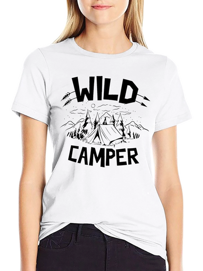 Wild Camper Graphic Tee - Outdoor Adventure Shirt