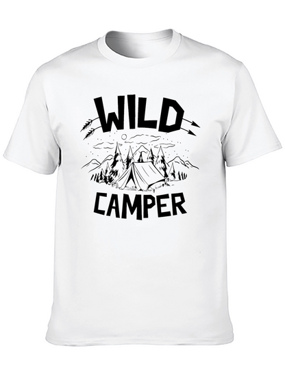 Wild Camper Graphic Tee - Outdoor Adventure Shirt