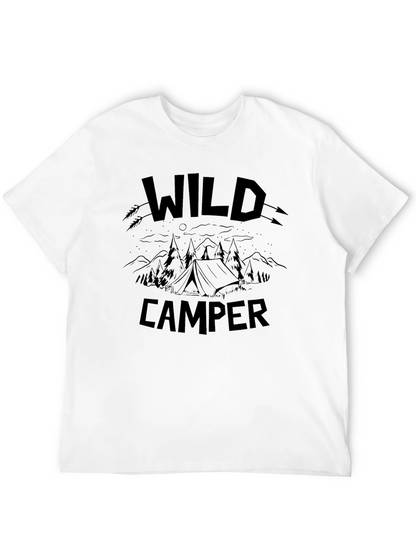 Wild Camper Graphic Tee - Outdoor Adventure Shirt