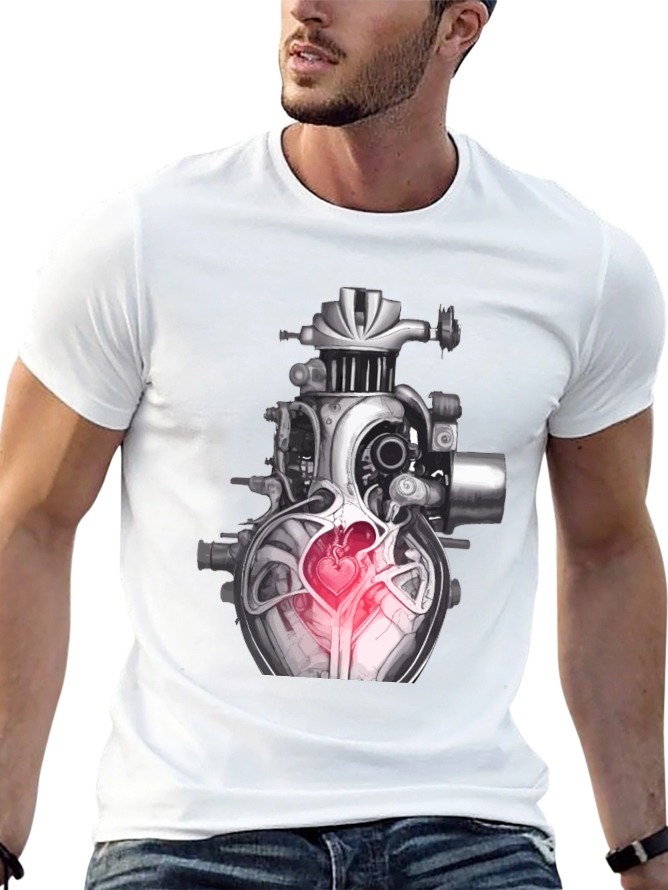 Steampunk Heart Graphic Tee