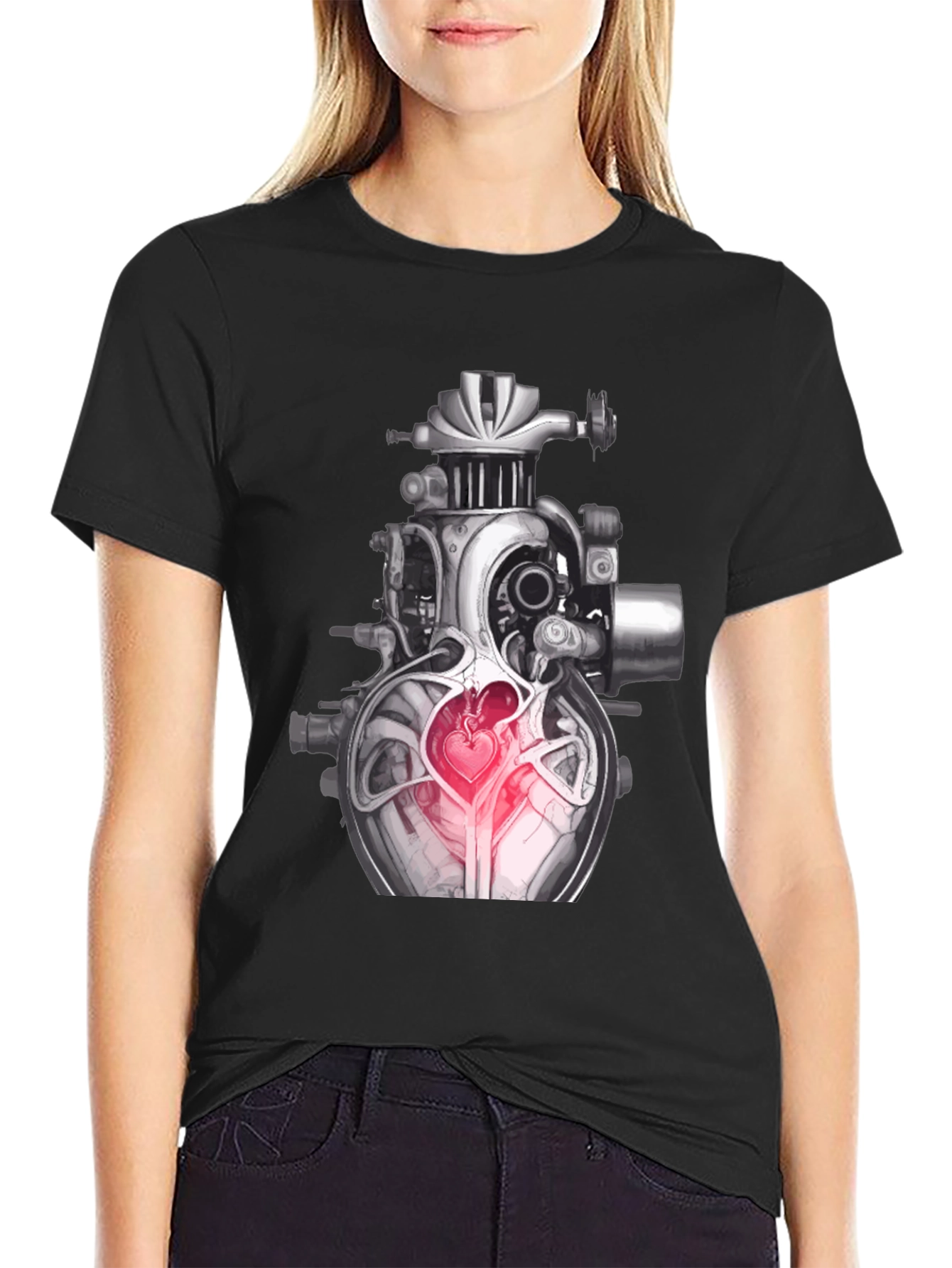 Steampunk Heart Graphic Tee
